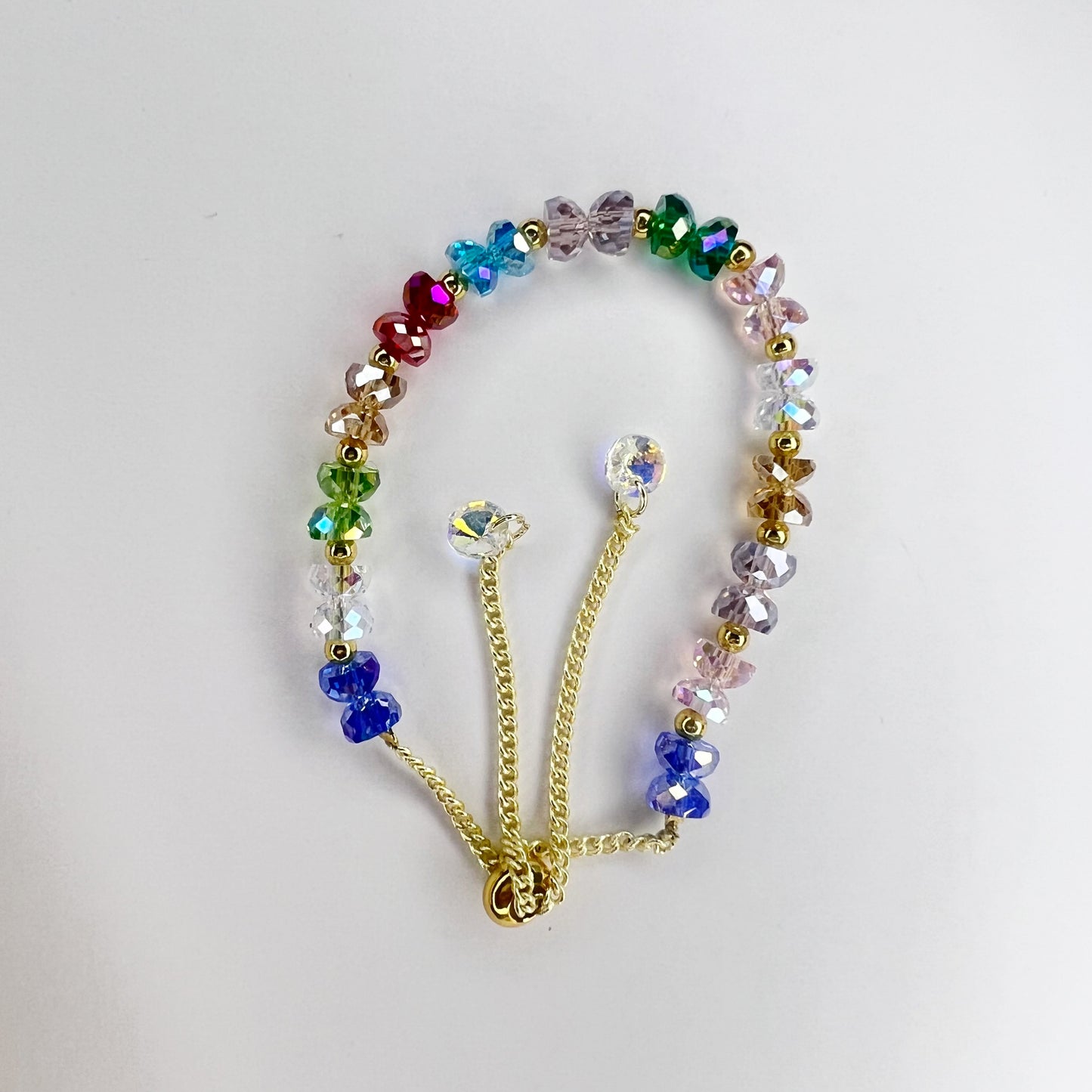 PRISM SPARK BEAD ADJUSTABLE BRACELET