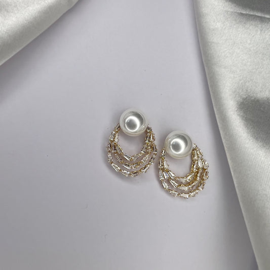 PEARL CHAINELLE EARRINGS
