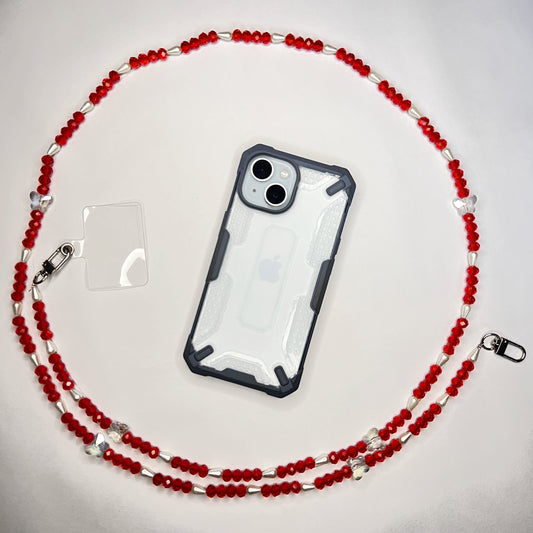 CHERRY POP BUTTERFLY PHONE CROSS BODY CHAIN