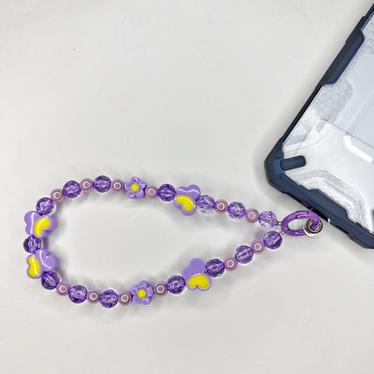 LAVENDER FLUTTER PHONE CHARM