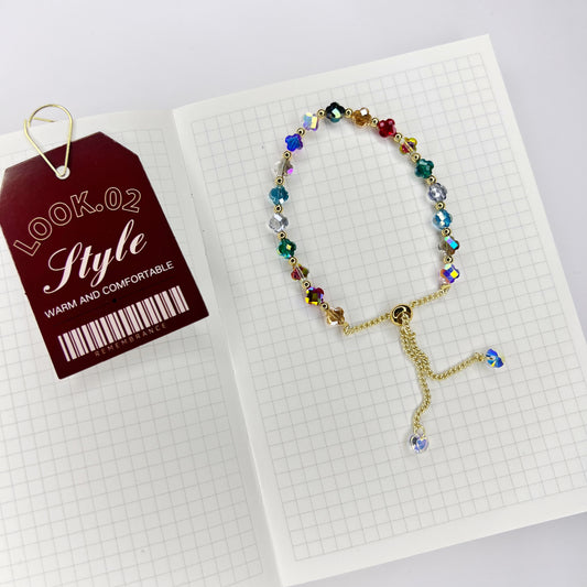 CRYSTAL BLOOM ADJUSTABLE BRACELET