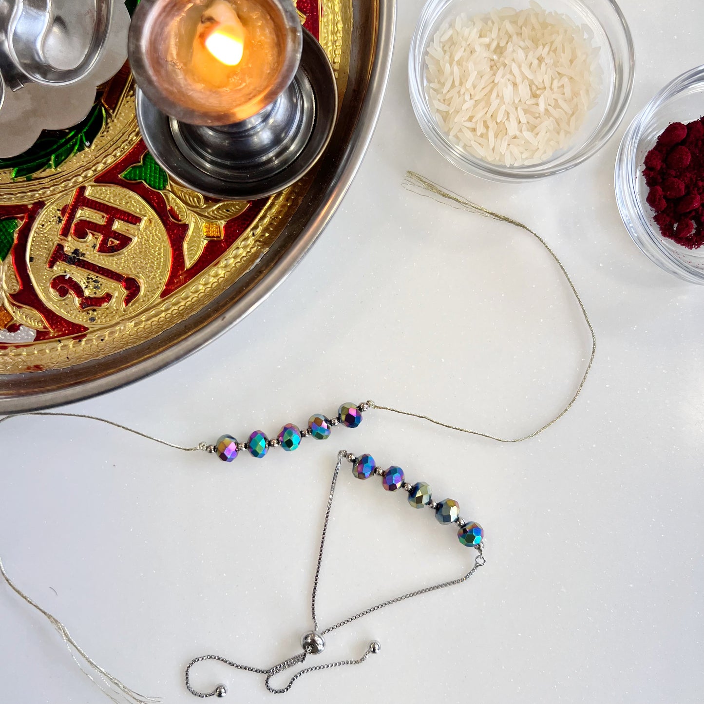 ROSHINI RAKHI & LUMBA SET