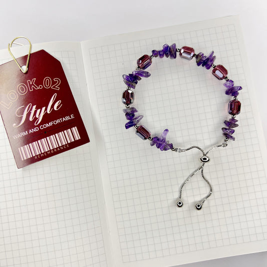 VIOLET SPELL ADJUSTABLE BRACELET