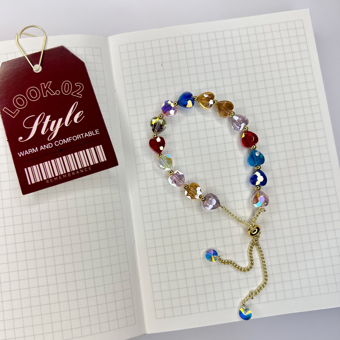 CANDY HEARTS ADJUSTABLE BRACELET