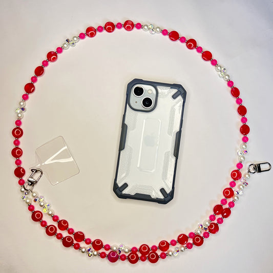 CHERRY BERRY PHONE CROSS BODY CHAIN