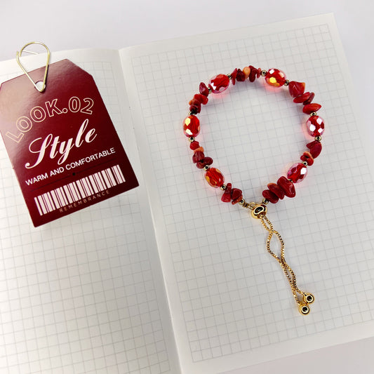 CHERRY CRUSH ADJUSTABLE BRACELET