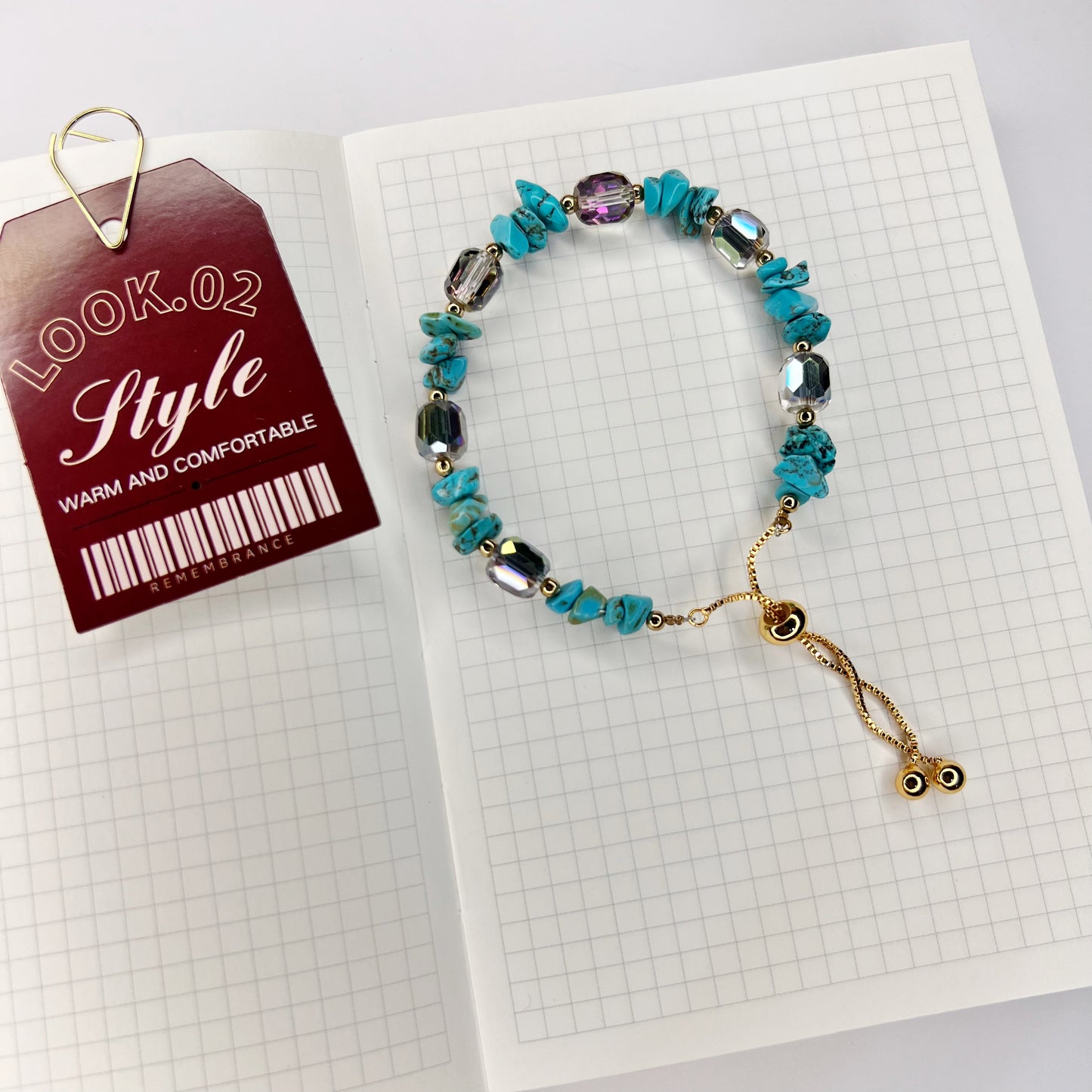 AQUA AURA ADJUSTABLE BRACELET