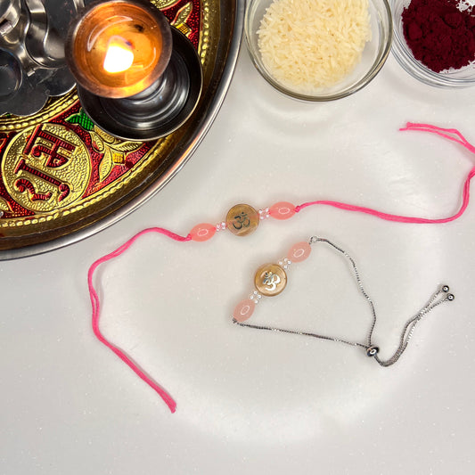 OM RAKHI & LUMBA SET