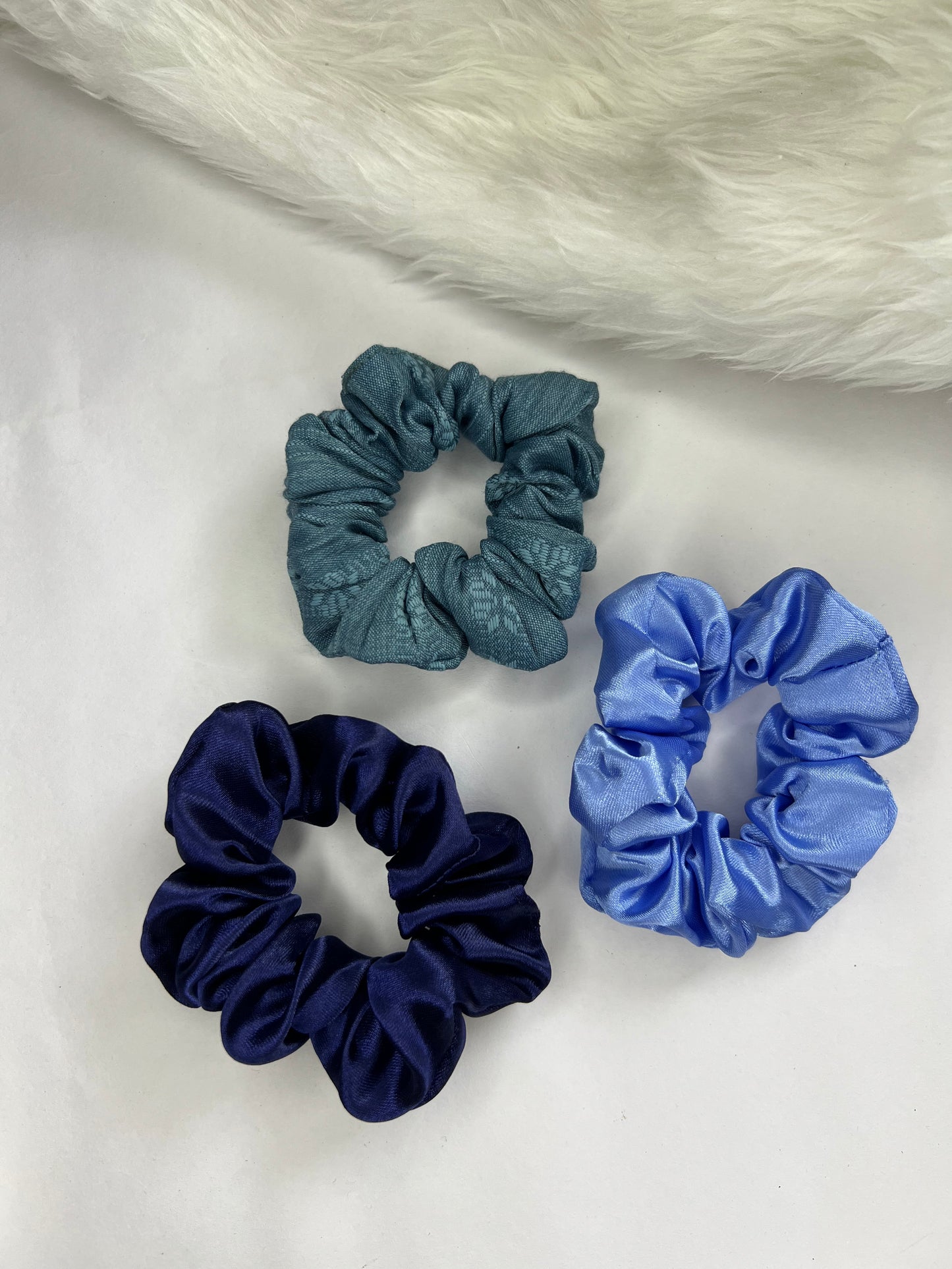 BLUE SCRUNCHIE