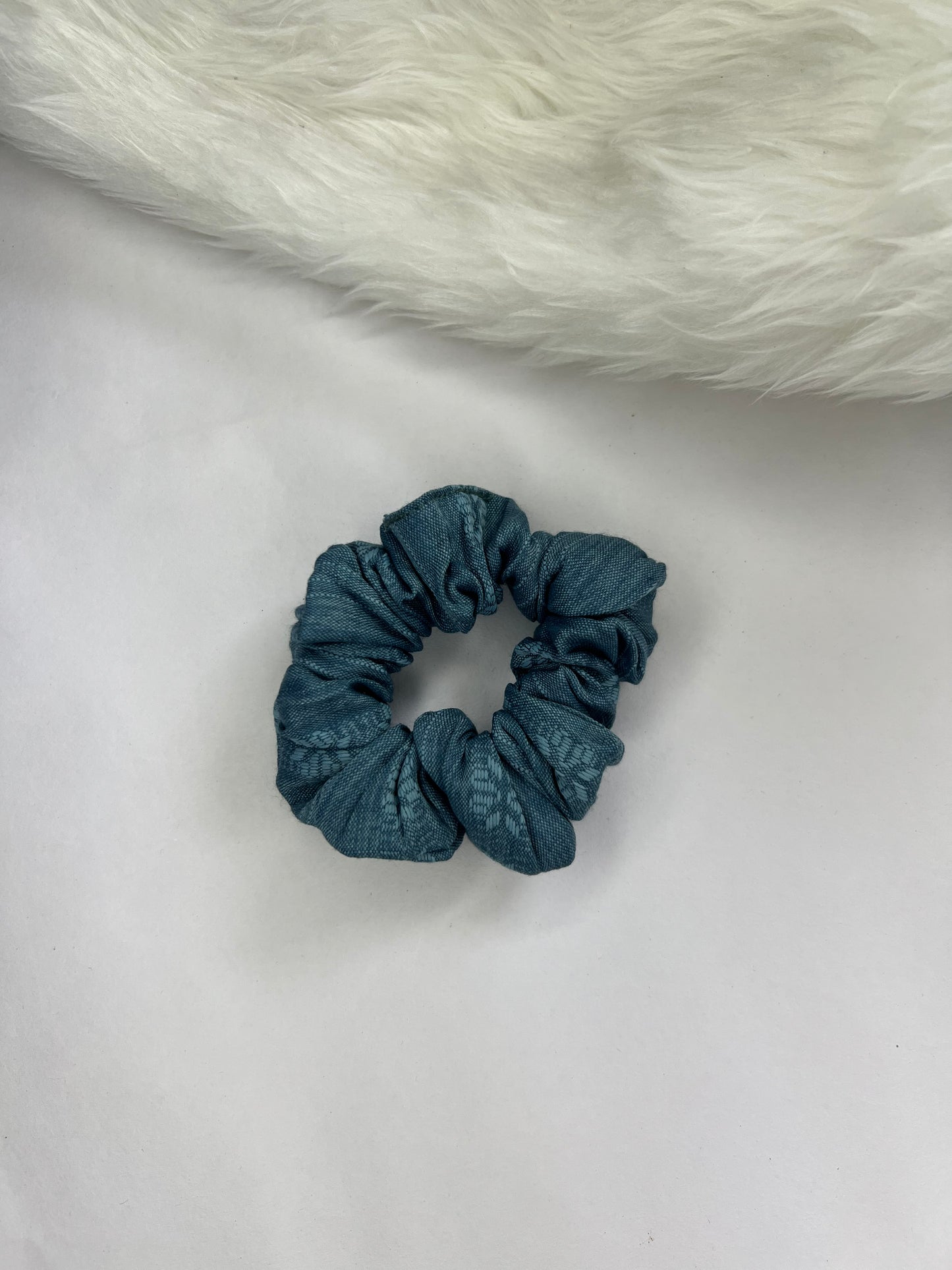 BLUE SCRUNCHIE
