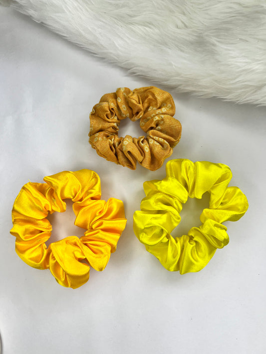 YELLOW SCRUNCHIE