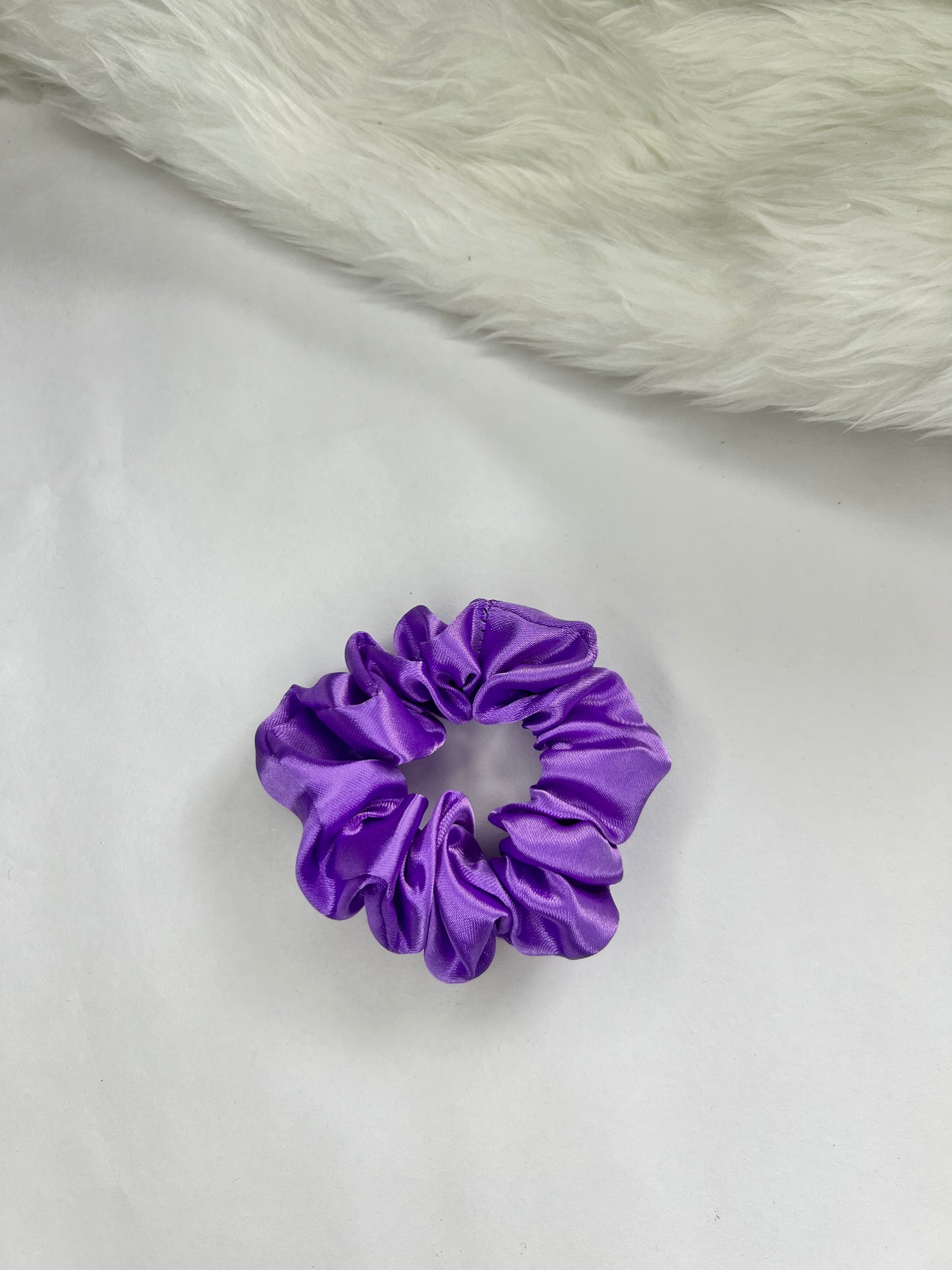 PURPLE SCRUNCHIE