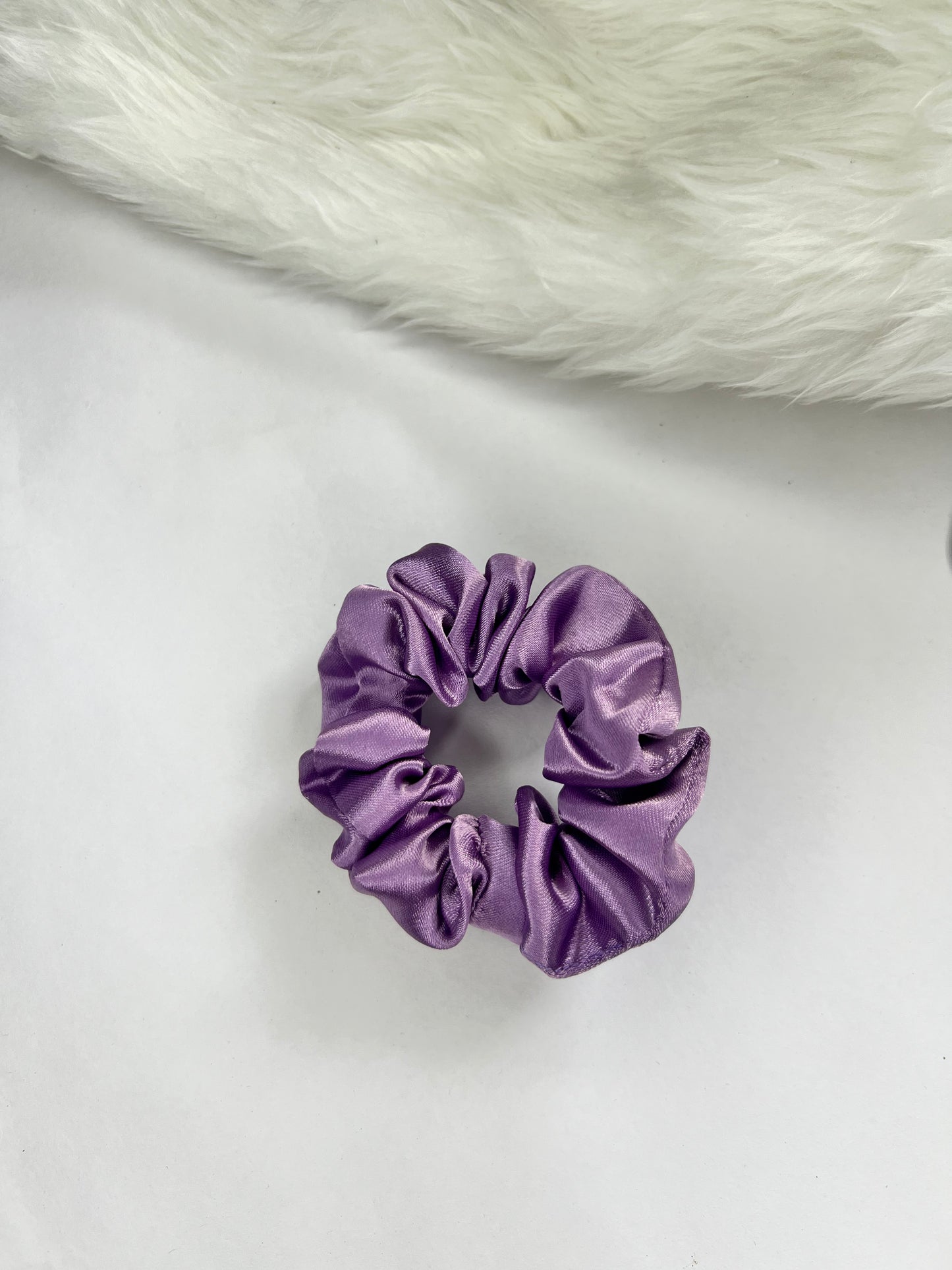PURPLE SCRUNCHIE