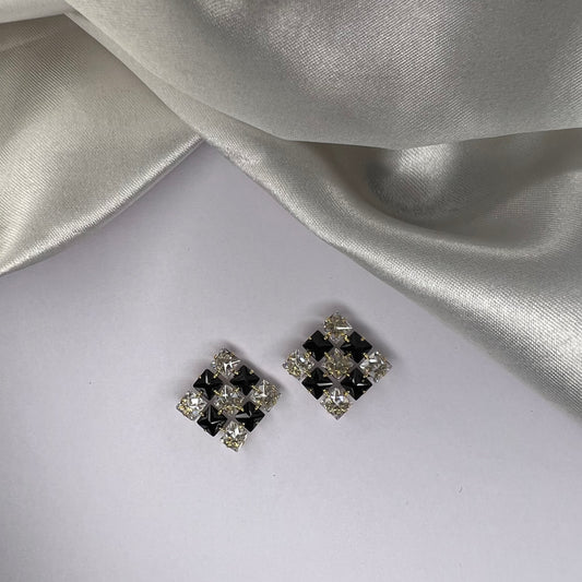 CHESS GRID EARRINGS